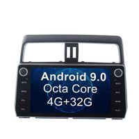 SYGAV Car Radio for 2018 Toyota Prado Android 9.0 Stereo with GPS Navigation 10.2 Inch Touch Screen Head Unit