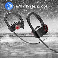 Vacio Q6 bluetooth headphones IPX7 Sweatproof Earbuds for Workout 8 Hour Battery Noise Cancelling CVC 6.0 Headsets Heavy Bass Headset with mic for iPhone 7/8 X, Samsung S8/9,Galaxy Note 8/9,Android