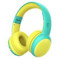 gorsun Bluetooth Kids Headphones with 85dB Limited Volume, Children's Wireless Bluetooth Headphones, Foldable Bluetooth Stereo Over-Ear Kids headsets - Green