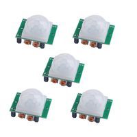 5PCS HC-SR501 PIR Infrared IR Sensor Human Body Motion Module Pyroelectric for Arduino Raspberry Pi Microcontroller