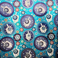 Jillson & Roberts Bulk Gift Wrap, Traditional Hanukkah, Full Ream 833' x 24"