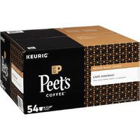 Peet's Coffee Café Domingo, Medium Roast, 54 Count Single Serve K-Cup Coffee Pods for Keurig Coffee Maker