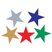 Teacher Created Resources Assorted Stars Foil Stickers, Multi Color (1275)
