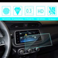 for 2018 Nissan Kicks Car Screen Tempered Film Navigation Screen Protector HD Clear 9H Hardness Anti-Fingerprint Anti-Scratch