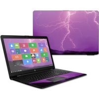 MightySkins Skin Compatible with HP 17t Laptop 17.3" (2017) - Purple Lightning | Protective, Durable, and Unique Vinyl Decal wrap Cover | Easy to Apply, Remove, and Change Styles | Made in The USA