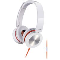 Panasonic RP-HXS400M-W Sound Rush Plus On-Ear Headphones, White