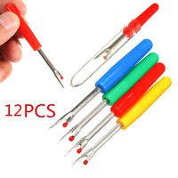 YEQIN Pack of 12 Plastic Handle Sewing Stitch Thread Unpicker Seam Ripper