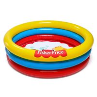 Bestway 93501 Fisher-Price Paddling Pool with 25 Ball Toys