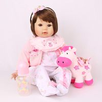 CHAREX Realistic Baby Doll, 22 Inches Real Baby Doll Reborn,Weighted Reborn Newborn Baby Girl
