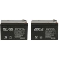 Universal Power Group 12V 12AH Replacement Battery for Feber Ferrari California - 2 Pack