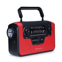 Real NOAA Alert Weather Radio with Alarm, iRonsnow IS-388 Solar Hand Crank Emergency AM/FM/SW/WB Radio, TF Card Speaker, LED Flashlight & Reading Camping Lamp, 2300mAh Cell Phone Charger