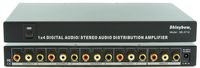 1x4 (1:4) 4-Way Digital PCM + Stereo Analog R/L Audio Splitter Amplifier SB-3710