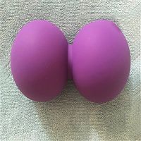 DHLink Peanut Lacrosse Ball for Rehab Physiotherapy Massage Purple