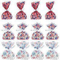 Patriotic America Bags Plastic Cellophane Assorted Bag (12-Pack)