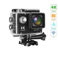 Action Camera 4K 16MP Underwater Waterproof Camera 170° Wide Angle WiFi Sports Cam with 2 Batteries and Mounting Accessories Kit