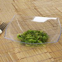 Clear Square 32Oz Disposable Serving Bowl - Chambury Plastics