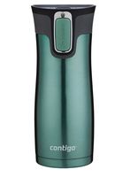 Contigo AUTOSEAL West Loop Vaccuum-Insulated Stainless Steel Travel Mug, 16  oz, Grayed Jade