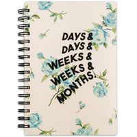 Emily + Meritt 2019-2020 Academic Year Weekly & Monthly Planner, Small, 5-1/2" x 8-1/2", The Vintage Floral Planner (EM202-200A)