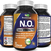 Nitric Oxide Booster Complex with L-Arginine & L-Citrulline – Amplifier for Increased Endurance – Powerful Antioxidant – Weight Loss Support Vitamin for Men Women Teens