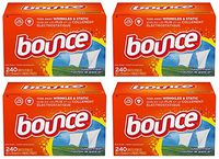 Bounce Fabric Softener Sheets, Outdoor Fresh, 240 Count (4 Pack)