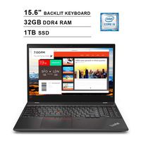 2019 Lenovo ThinkPad T580 15.6 Inch FHD 1080P Laptop (8th Gen Inter 4-Core i5-8250U up to 3.4GHz, 32GB DDR4 RAM, 1TB SSD, Intel UHD Graphics 620, Backlit KB, WiFi, Bluetooth, HDMI, Windows 10 Pro)