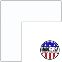 12x23 Smooth White / Super White Custom Mat for Picture Frame with 8x19 opening size (Mat Only, Frame NOT Included)