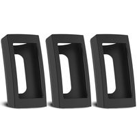 AWINNER Case Compatible with Fitbit Charge 3,Shock-Proof and Shatter-Resistant Protective Band Cover Case for Fitbit Charge3 Smart Watch (3-Black)