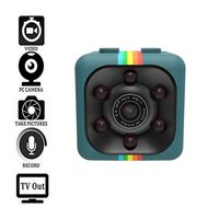 Mini Hidden Spy Camera, Outdoor Portable 1080P HD Pixel Mini Sports Camera with Motion Detection/Night Vision (Blue)