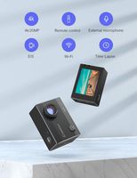 Crosstour Upgraded CT8500 4K 20MP Action Camera WiFi EIS Waterproof 40M with External Microphone and Remote Control