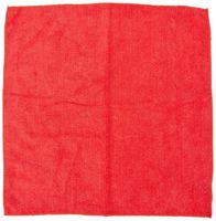 Impact LFK450 Microfiber All-Purpose Cloth, 16" Length x 16" Width, Red (15 Bags of 12)
