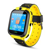 Lesgos Kids GPS Tracker Watch Boys Girls Smart Watch Phone for Children Student Smartwatch 1.44 Inch Touch Glass Sport Wrist with Position Tracker Dialer Alarm Games