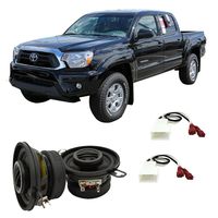Compatible with Toyota Tacoma 2005-2015 Front Door 2 Factory Replacement Harmony HA-R35 Speakers