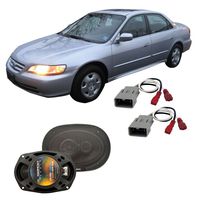 Compatible with Honda Accord 1998-2002 Rear Deck Factory Replacement Harmony HA-R69 Speakers New