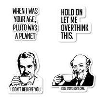 Funny Collection Sticker Pack Hilarious Stickers - 4 Pack - Sticker Vinyl Decal - Laptop, Phone, Tablet Vinyl Decal Sticker (4 Pack) S172446