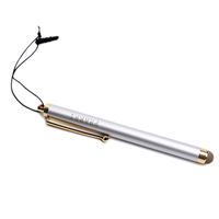 PHARRI Compatible with Executive Stylus Pen Microfiber Mesh Tip for All Capacitive Touch Screen Smart Phones and Tablets (Silver-Gold)