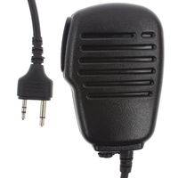 Tenq 2-pin Wateroof Rainproof Shoulder Remote Speaker with PTT Mic Microphone for Wallkie Talkie Midland Alan Radio