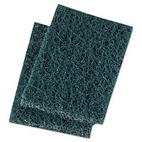 Premiere Pads PAD 188 Ebytra Heavy Duty Scouring Pad, 5" Length by 3-1/2" Width, Blue/Gray (Case of 20)
