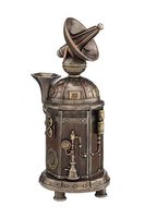 8.75" Steampunk Radio Trinket Box Collectible Statue Figure Figurine Sculpture