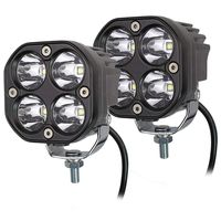 3E LED OffRoad Driving Lights 2PCS 3Inch 40W Super Bright Waterproof Work Lamps For Wrangler Offroad 4X4 Auto Car Jeep Truck ATV UTV Boat Motorcycle