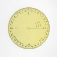 Geometry Protractor 360 degrees ALEPH