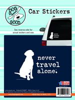 ENJOY IT LLC 19001CS Never Travel Alone Car Sticker