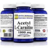 Pure Acetyl L-Carnitine: Maximum Strength 1000 mg 200 Capsules