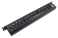 CNAweb 1U 19 Inch Metal Rack Mount Horizontal Cable Manager for Server Rack - Finger Duct with Cover