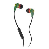 Skullcandy Ink'd 2 Earbud (Rasta) (Discontinued by Manufacturer)