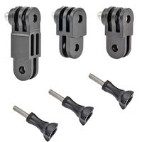 woleyi Adjust Long and Short Straight Arm Extension Joints Mount with Long Thumbscrews for Gopro Hero 4 3 3+ 2 1 and SJ4000, SJ5000, SJ7000, and Xiaomi YI