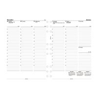Filofax 2016 Week to View with Appointments Refill, January 2016 to December 2016, Deskfax Size, English, Vertical (C68612-2016)