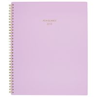 AT-A-GLANCE Weekly / Monthly Planner, January 2018 - December 2018, 8-1/2" x 11", Color Bar, Lilac (1078-905-59)