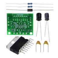 TDA7297 Amplifier Board Spare Parts DC 12V Grade 2.0 Dual Audio Encoding 15W Electronic DIY KIT