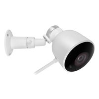 Versatile Aluminum Wall Mount by Wasserstein for Nest Cam Outdoor - Mount Your Nest Cam Outdoor and Angle it whichever Way You Like (White)