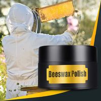 Natural Wood Seasoning Beewax - Polishing Wood to Restore Natural Shine - Environmental Safety Wood Floor Furniture Renovation Solution for Remove Scuff Marks, Grease and Dirt (50ML)